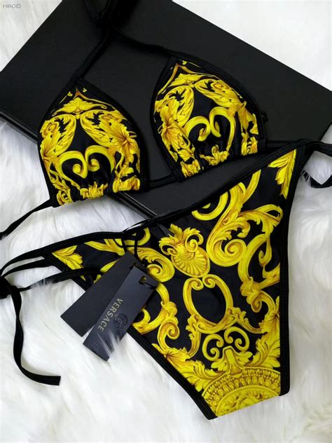 versace white bikini|Versace Swimsuits for Women .